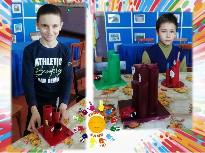 Слайд13 Поделка из вторсырья